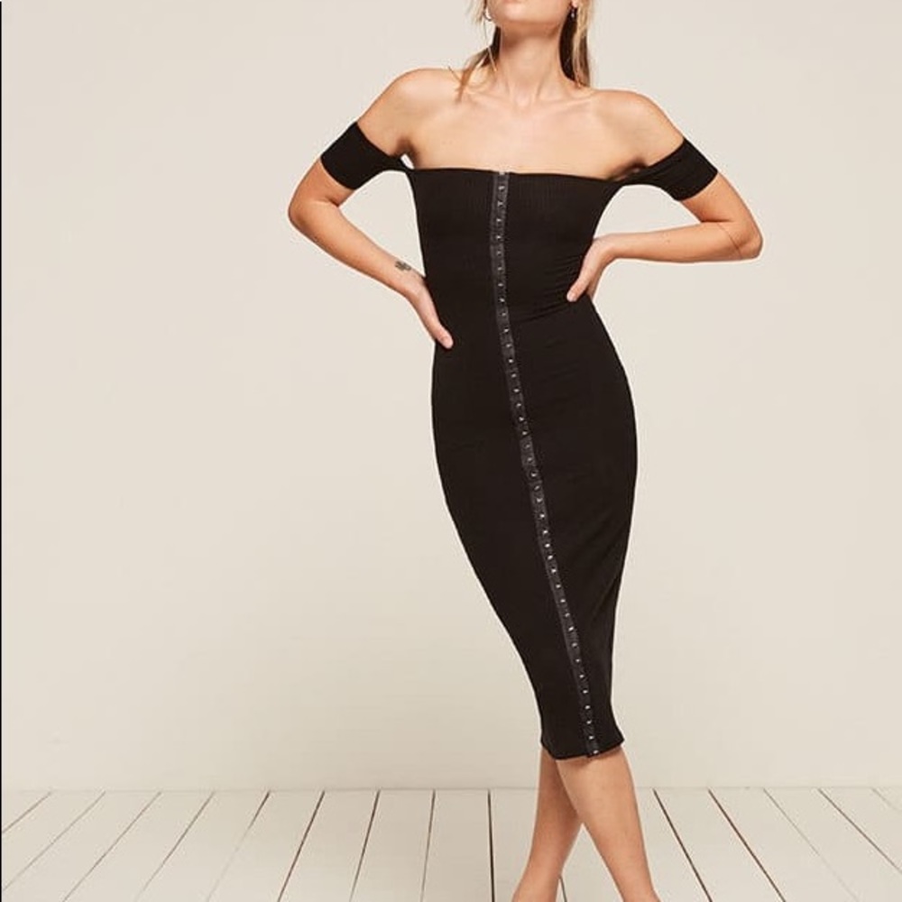 Rib knit bodycon Whitney dress